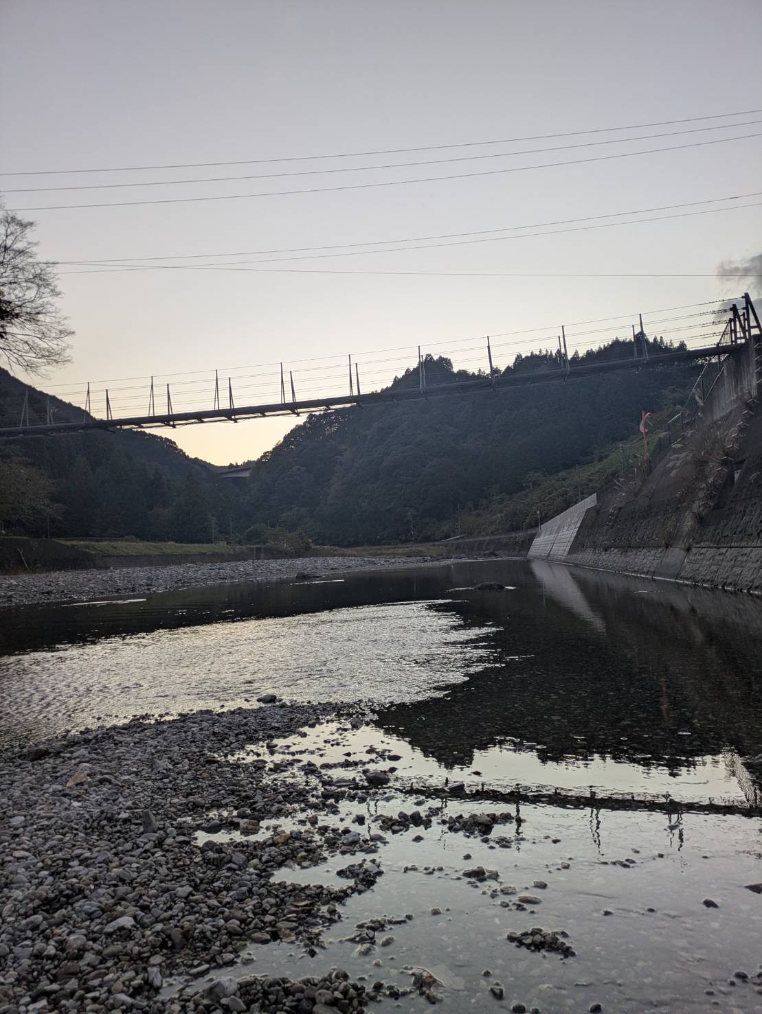 高瀬吊り橋下の釣果